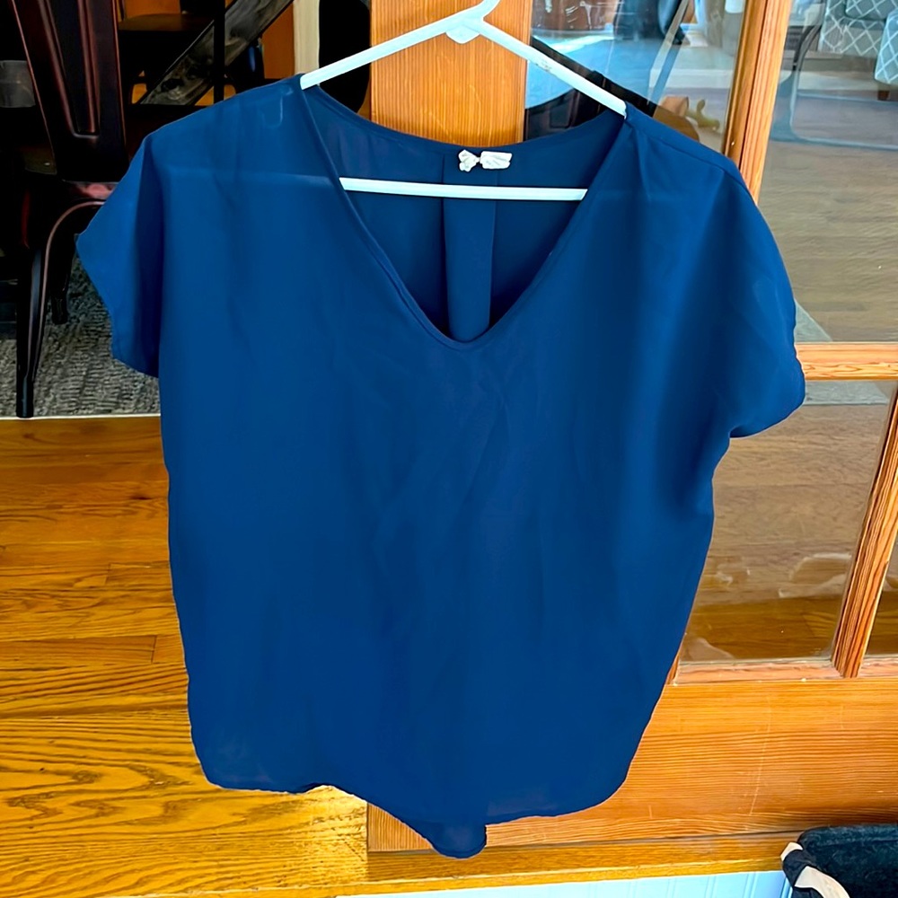 Navy blue blouse